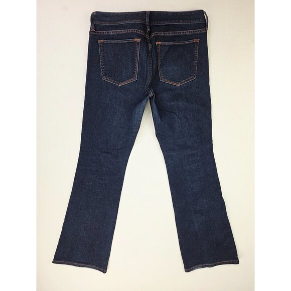 Banana Republic Size 28X31 Petite Booutcut Womens Blue Denim 5 Pocket Jeans - Picture 1 of 13